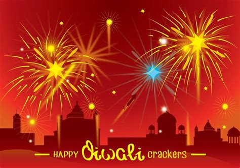 Diwali Fire Crackers Festival Background 152451 Vector Art At Vecteezy