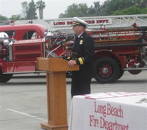 Ten New Long Beach Fire Dept Captains Receive Their Badges Addl Lbfd