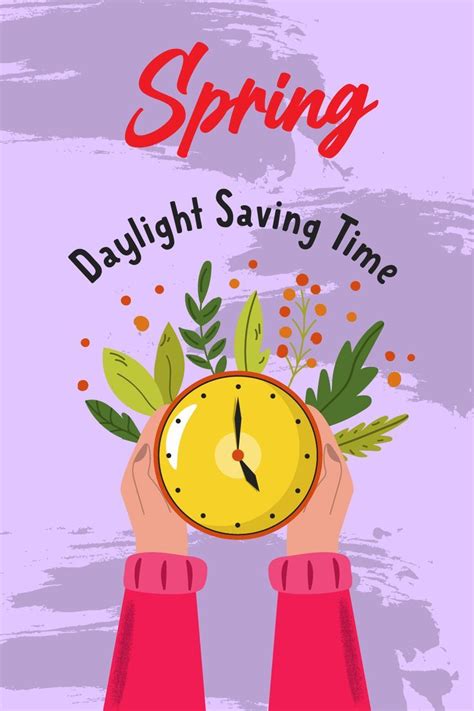 Time For Spring Daylight Saving Time Begins Cards Birthday