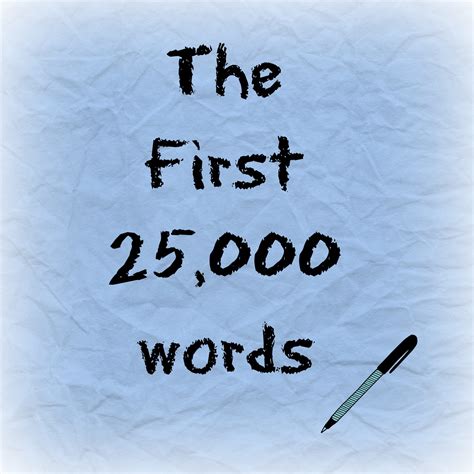 The First 25000 Words Kasia Radzka