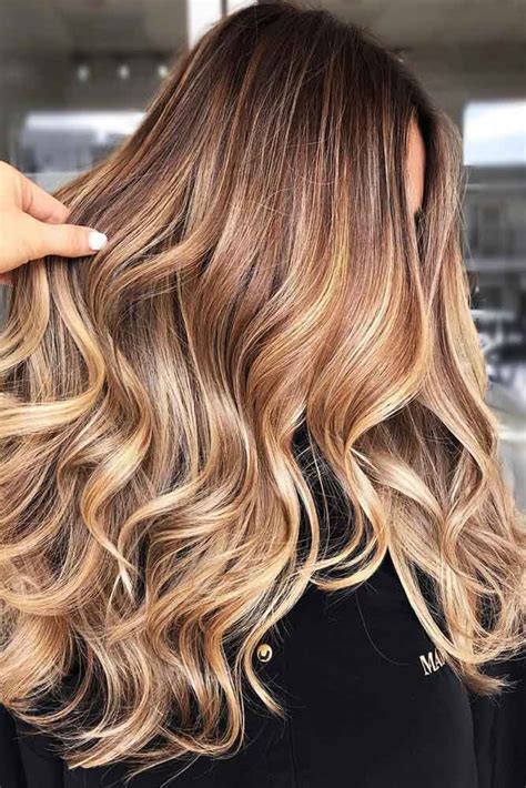 Caramel Blonde Balayage Hair Ombre Hair Color Just Go Inalong