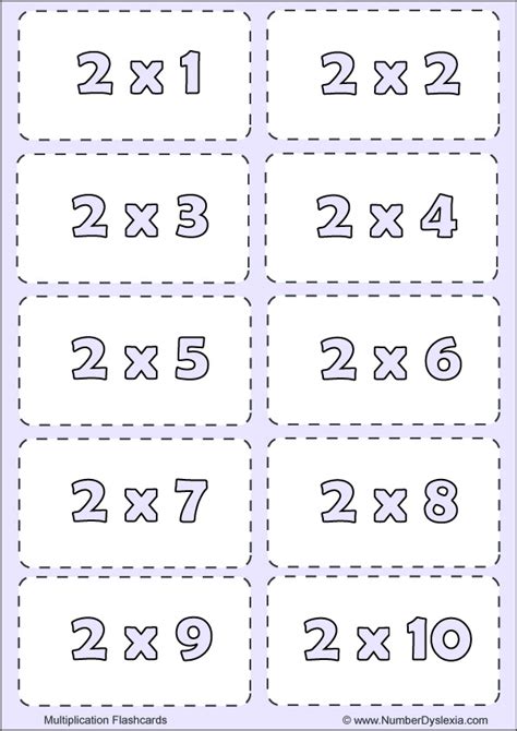 Printable 130 Free Printable Multiplication Flash Cards Pdf Free