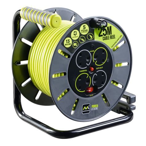 Masterplug Pro Xt 4 Socket Cable Reel Power And Safety For Your Tools