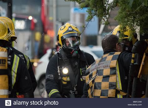 Firefighters Tackle A Blaze In Chadwell Heath Stock Photo Alamy