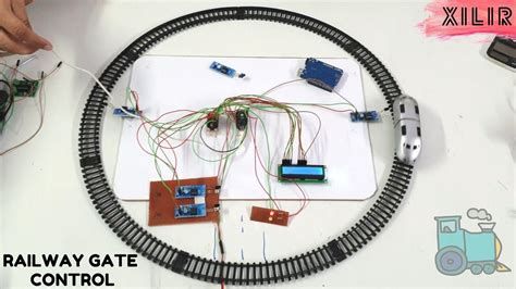 Automatic Railway Gate Control System Using Arduino With Vehicle Counter Youtube