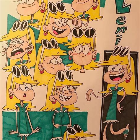 Leni Loud Doodling Theloudhouse Loud House Characters Favorite