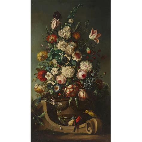 Pair Of Large Dutch Floral Still Life Paintings Mayfair Gallery