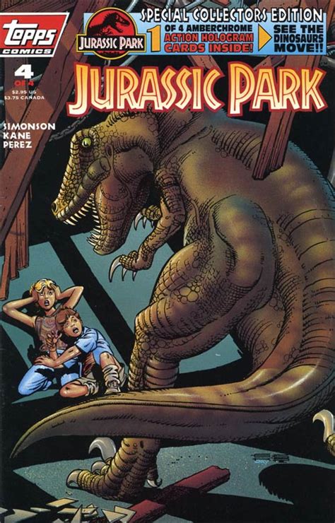 Pop Culture Shop Jurassic Park Comic Book Dinosaurs Michael Crichton Raptor George Perez