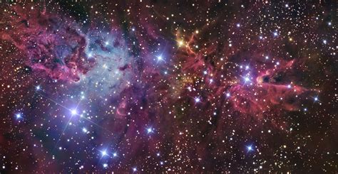 A Spectacular Picture Of The Fox Fur Nebula The Cone Nebula And The
