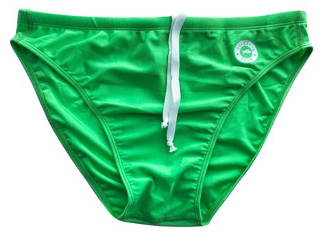 2 Pairs Lime Green Brown Mens Lycra Spandex Swim Briefs Speedo Like Bikini Swimwear