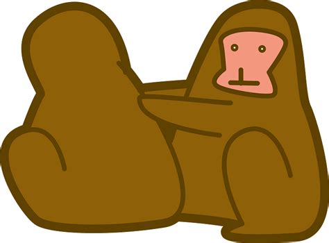 Two Monkeys Clipart Free Download Transparent Png Creazilla