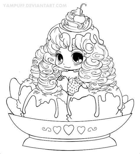 Chibi Coloring Pages Coloringbay