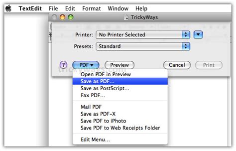 Save your changes in the right format. Create PDF Files in Mac | Create PDF Document Mac