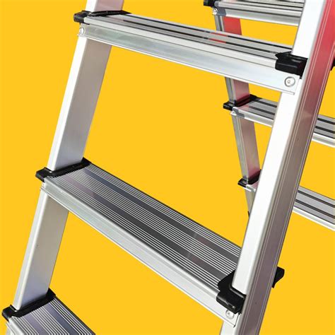 Lightweight Easy Portable Easy Store Aluminum Alloy Fold Step Stair