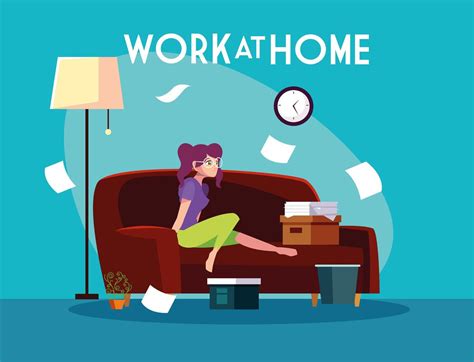 Cute Female Freelancer Working Remotely From Her Home 1237872