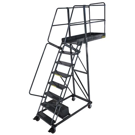 Cantilever Rolling Ladder Cl 8 8 Step Industrial Man Lifts