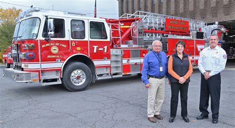 Snapshot Rome Fire Department Welcomes New Ladder Truck Daily Sentinel