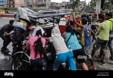 Residents Of Brgy Culiat Scuffle With Policemen During A Demolition In Quezon City Three