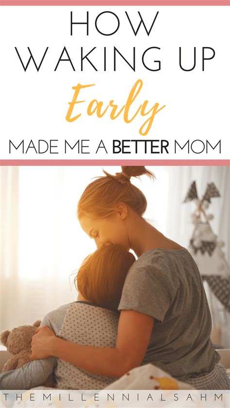 Waking Up Early Made Me A Better Mom The Millennial Sahm How To