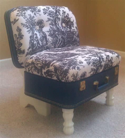 Suit Case Chair Vintage Suitcase I Made Into A Chair Suitcasechair