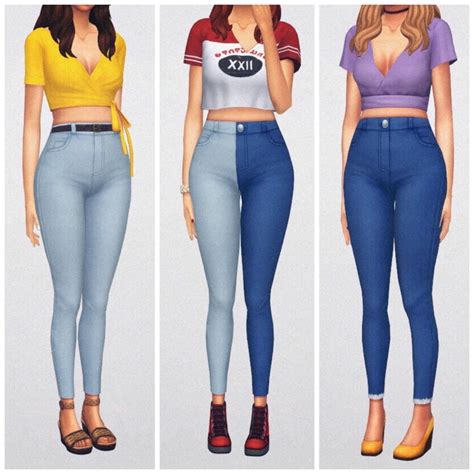 Mmoutfitters Goodlysims Seeker Skinny Jeans Sul Sul Im Sims 4