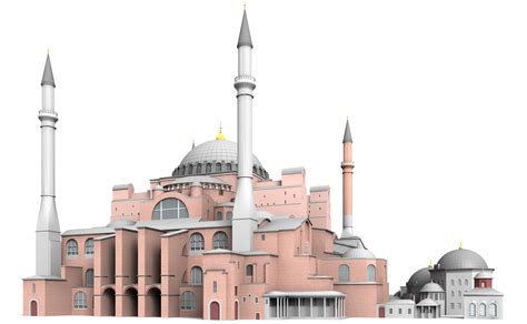 Hagia Sophia 3d Model 3ds C4d Dae Skp