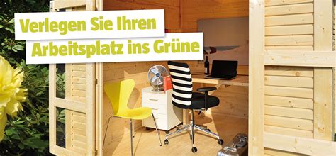 Öffentlichen gehweg entstehen, können steuerlich als haushaltsnahe dienstleistung geltend gemacht werden. Gartenhaus als Büro | BAUHAUS