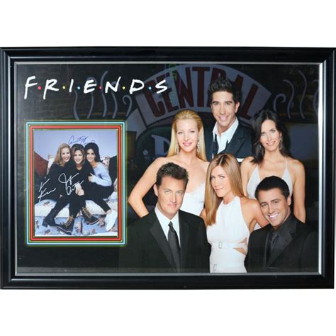 Friends Signed And Framed Memorabiliawarehouse