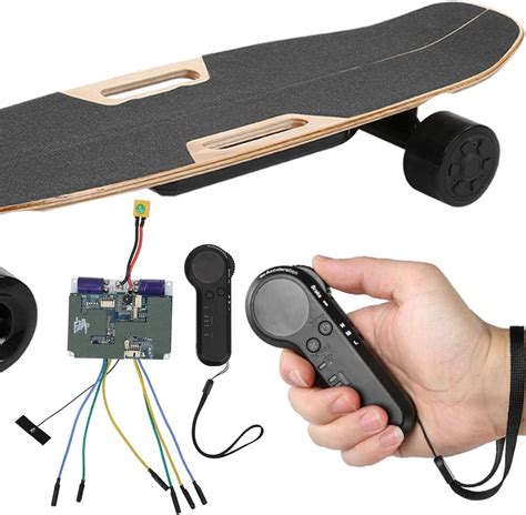 Amazon Com Keenso Electric Skateboard Esc Kit Electric Four Wheels Skateboard Belt Motor Dual