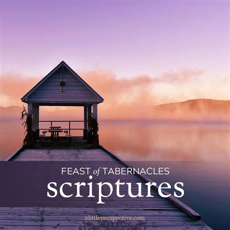 Feast Of Tabernacles Scriptures All That The Scripture Says Concerning