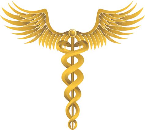 Caduceus Medical Symbol Symbol Staff Snake Vector Symbol Staff Snake