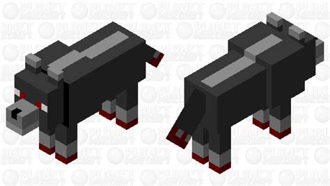 Tamed Wolf Of Some Sort Minecraft Mob Skin