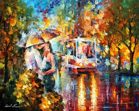 The Passion Original Oil Painting On Canvas By Leonid Afremov 24x30