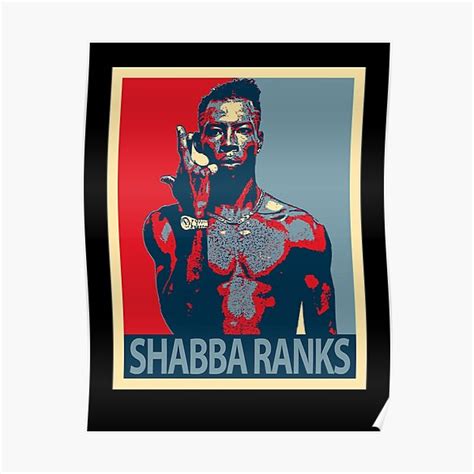 Shabba Ranks Poster For Sale By Janetrut Redbubble