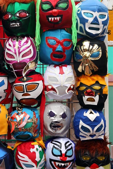 Mexican Wrestling Masks At Market Square Mexican Wrestling Flickr