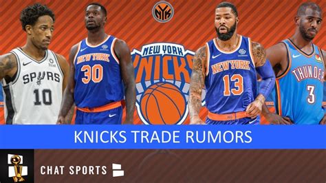 Knicks Trade Rumors On Chris Paul And Demar Derozan Trading Julius