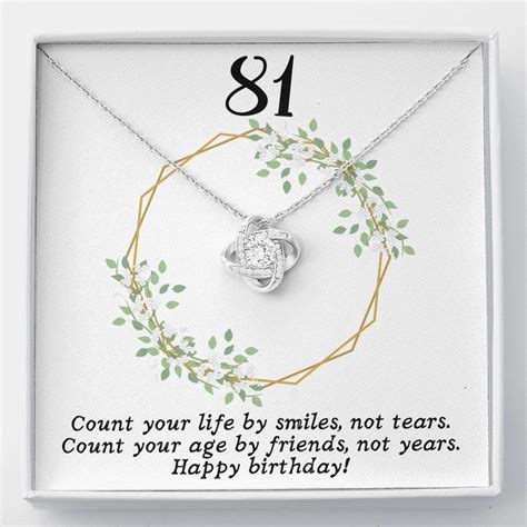 81st Birthday T For Her 81 Year Old Birthday Present Etsy