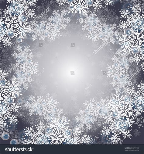 Snowflakes Abstract Background Vector 315778130 Shutterstock