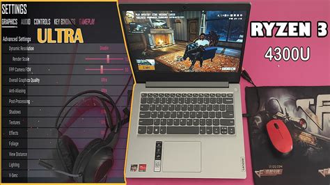 lenovo slim 3 ryzen 3 4300U test Games Pubg Lite 