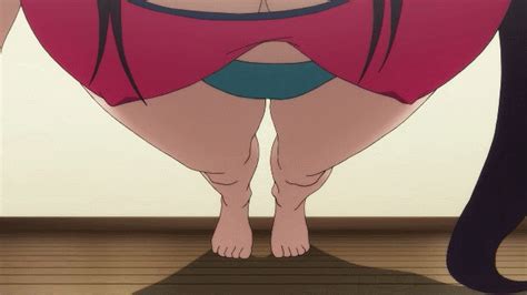 Amaya Haruko Maken Ki Animated Animated  1girl Barefoot