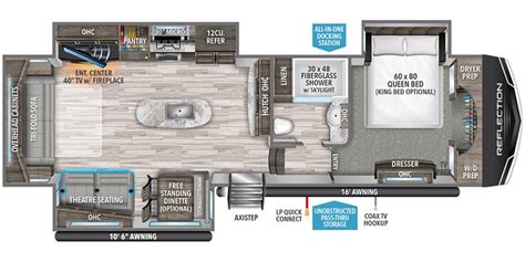 2023 Grand Design Reflection Fifth Wheel Floorplans Genuine Rv Store