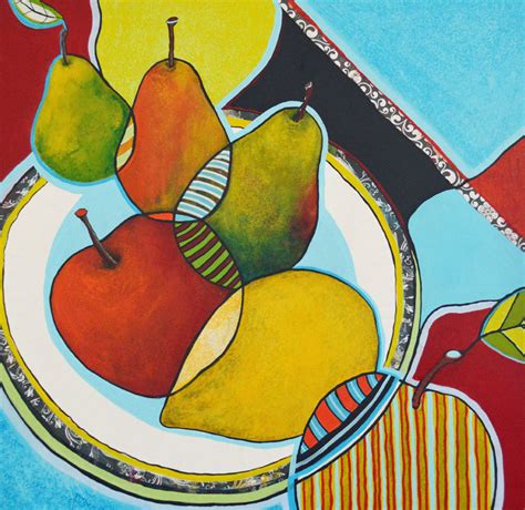 Large Colourful Original Still Life Abstract Painting Modern