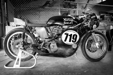 jordan s seeley norton 750 commando racer after he tossed it down the road racing at the ama