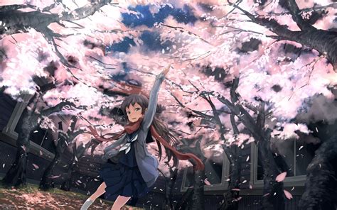 Anime Spring Hd Wallpapers Wallpaper Cave