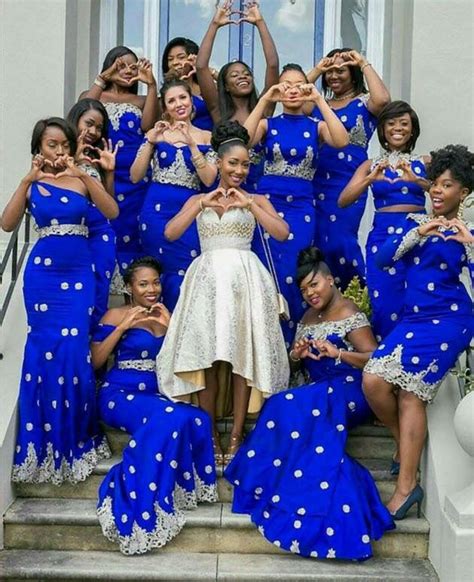 Fashion African Bridesmaid Dresses African Wedding Attire African Attire African Dress Prom
