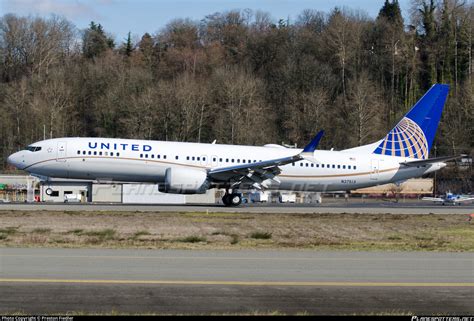 N37513 United Airlines Boeing 737 9 Max Photo By Preston Fiedler Id