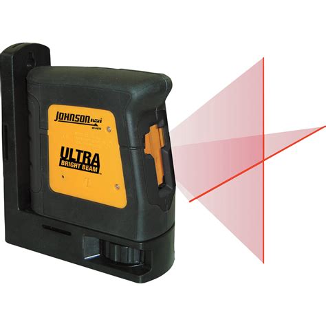 Johnson Level & Tool Self-Leveling High-Powered Cross-Line Laser Level ...