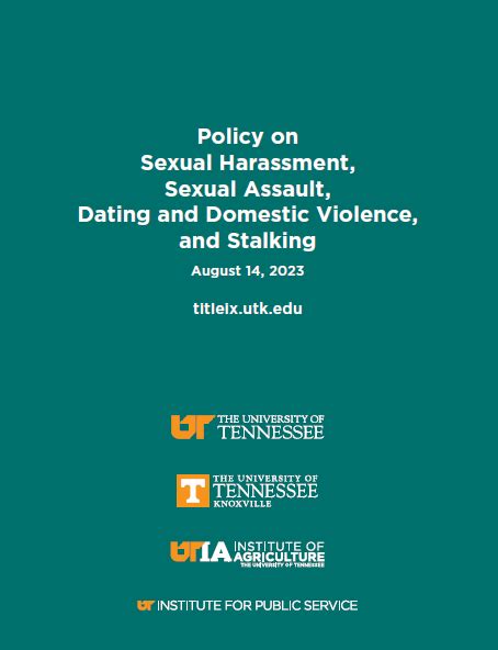 Policy On Sexual Harassment Sexual Assault Dating And Domestic