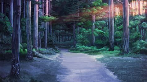1920x1080 Everlasting Summer Moon Moonlight Forest Clearing  526 Kb
