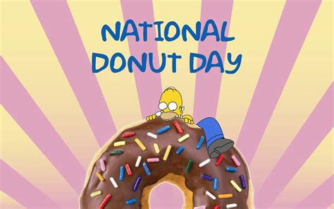 National Donut Day Wallpaper En